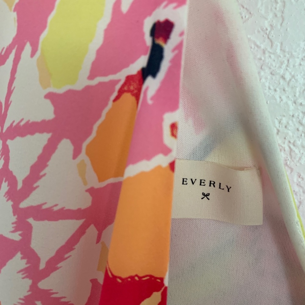 Pink Print Mini Dress - Picture 3 of 3